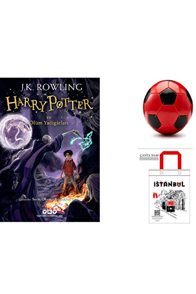 Yapı Kredi Yayınları Harry Potter ve Ölüm Yadigârları 7 futbol topu ve bez ça...