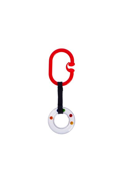 SAVA HOME COLLECTİON Babyjem Rattle Stroller Ring 876 Red