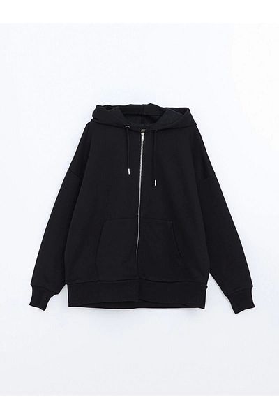 LC Waikiki Lc waiki 3 thread sh Fleece-Lined women's zippered sweatshirt