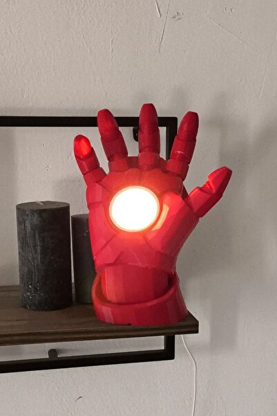 Genel Markalar Renkli Gece Lambası, Iron Man Teması, Çocuk Odası Aydınlatması