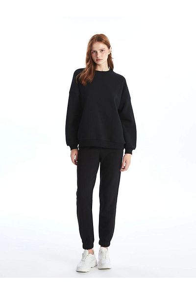 LC Waikiki Lc Waiki Crew Neck Oversize Women's Thick Sweatshirt