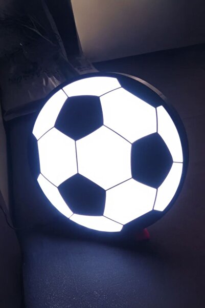 Genel Markalar Renkli Futbol Topu Tasarımlı Şık Gece Lambası, Çocuklar İçin G...