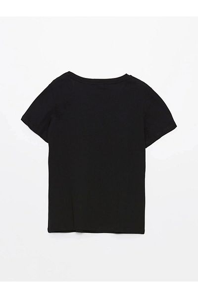 LC Waikiki Lc Waiki Vision V-Neck Plain Short Sleeve Women's T-Shirt
