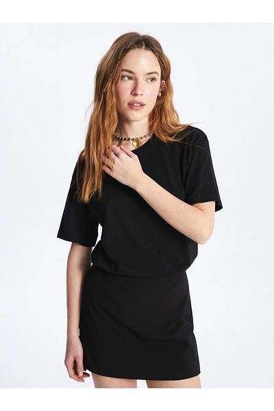 LC Waikiki Lc Waiki Crew Neck Plain Short Sleeve Women's T-Shirt