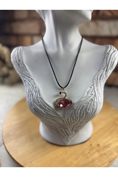 SEDEF TAKI Kuğu model taş kolye