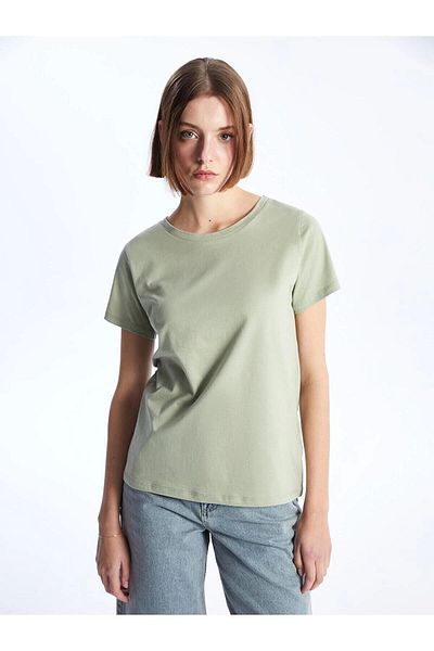 LC Waikiki Lc Waiki Crew Neck Plain Short Sleeve Women's T-Shirt