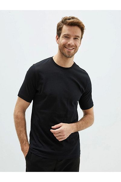 LC Waikiki Lc Waiki Basic Crew Neck Short Sleeve Combed Cotton Men's T-Shirt