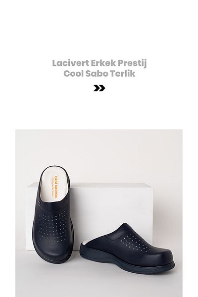 ÇİZGİ MEDİKAL Cook Slippers Genuine Leather Orthopedic Non-Slip Sole Cook Slippers Kitchen Slippers