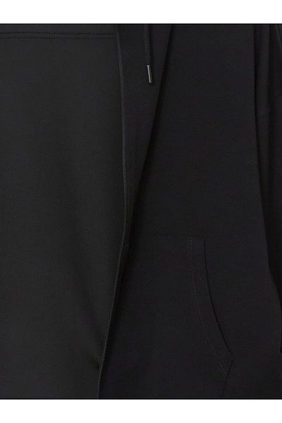 LC Waikiki Lc Waiki Koor Black Hooded Women's Zippered Sweatshirt