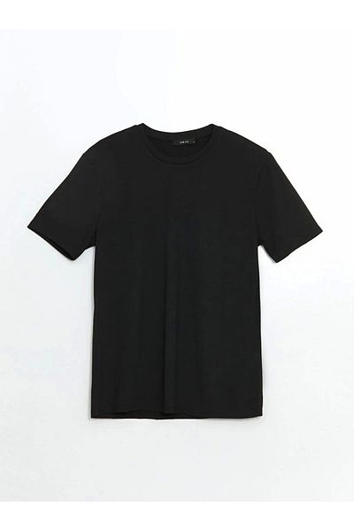 LC Waikiki Lc Waiki Maternity Black Crew Neck Maternity T-Shirt