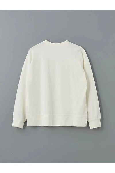 LC Waikiki Lc Waiki Modest Ecru Crew Neck Women's Sweatshirt