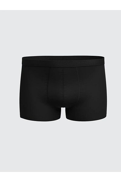 LC Waikiki Lc Waiki Black Standard Fit Cotton Flexible Men's Boxer 7'Li