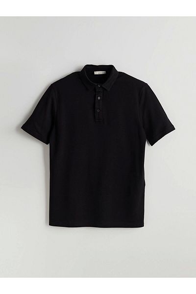 LC Waikiki Lc Waiki Natuvera Modal Blended Polo Neck Basic Men's T-Shirt