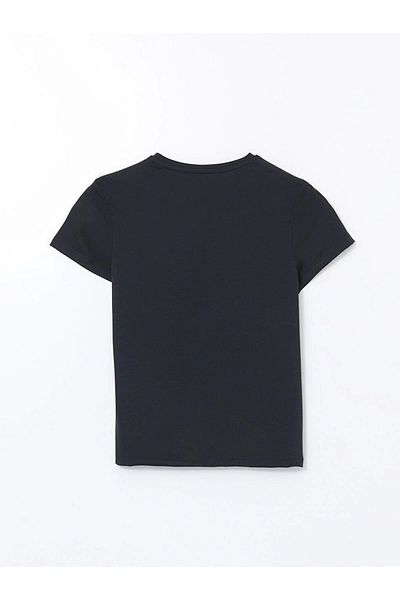 LC Waikiki Lc Waiki Koor Black Crew Neck Women's T-Shirt