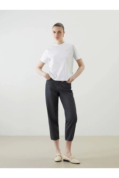 LC Waikiki Lc Waiki Vision Ecru Crew Neck Women's T-Shirt