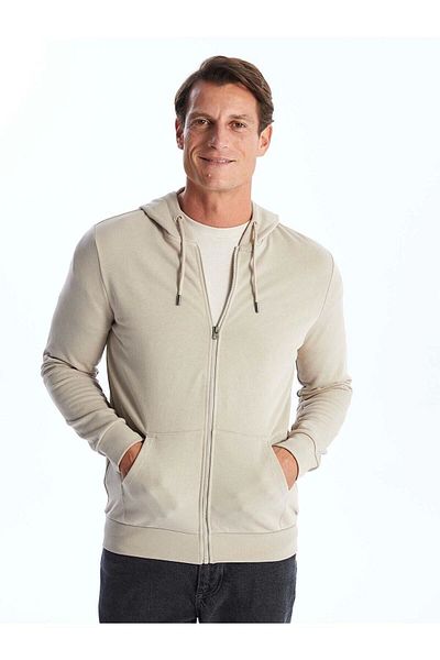 LC Waikiki Lc Waiki Classic Hooded Long Sleeve Men's Zip Sweatshirt