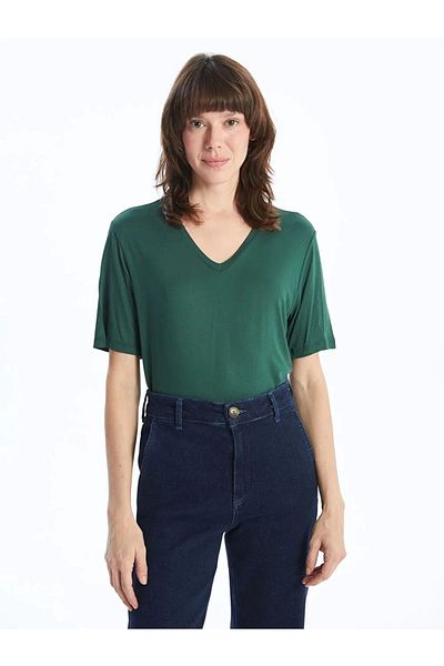 LC Waikiki Lc Waiki Classic V-Neck Women's T-Shirt