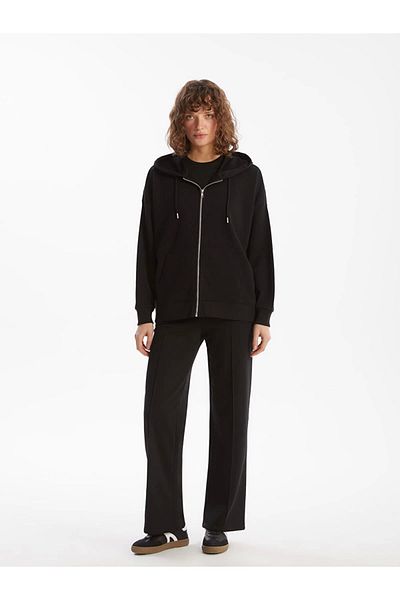 LC Waikiki Lc Waiki Hooded Oversize Women's Zippered Sweatshirt - S54802Z8