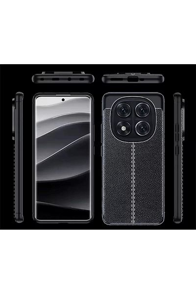 CepteToptan غطاء حماية لهاتف Xiaomi Redmi Note 14 Pro 4G - أسود - MKİ7481-2744