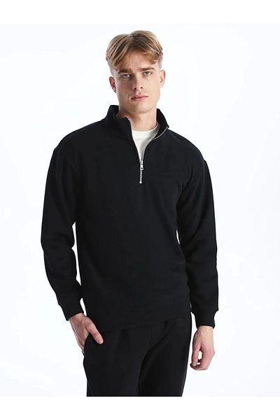 LC Waikiki Lc Waiki Casual Stand Collar Long Sleeve Men's Sweatshirt