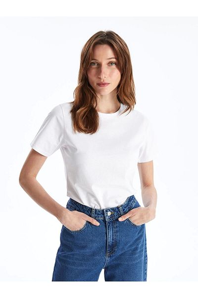 LC Waikiki Lc Waiki Crew Neck Plain Short Sleeve Women's T-Shirt