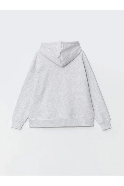 LC Waikiki Lc Waiki Vision Hooded Oversize Women's Thick Zippered Sweatshirt Cent Trade