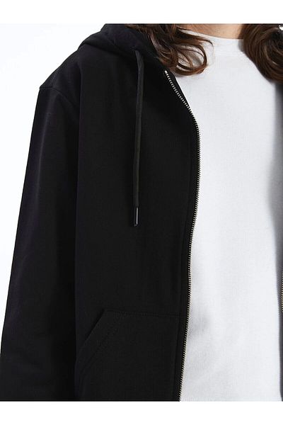 LC Waikiki Lc Waiki Hooded Women's Zippered Sweatshirt
