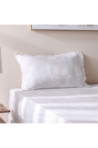 Danube Home Bliss 2 Piece Single Fitted Sheet Set 120X200 Cm Peach | Cotton /Viscos-180 Thread Count