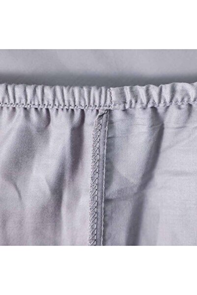 Danube Home Serene 3 Piece 300 Tc Cotton Super King Fitted Sheet Set 200X200+35Cm,50X75Cm Grey|100% Cotton