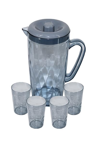 rexa Plastic Water Jug and Cup Set – Durable & Lightweight for Daily Use