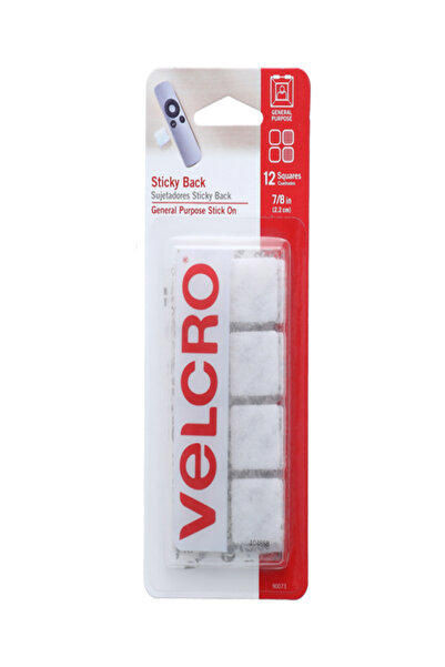 Velcro 12 قطعة مربعة لاصقة الظهر