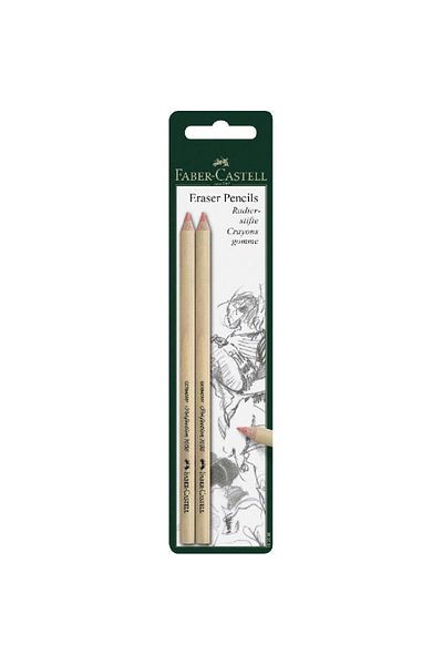 Faber Castell Perfection 7056 Artist Eraser – Precision Erasing for Pencil & Ink, Dual-Tip with Brush