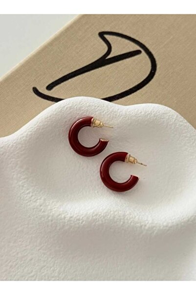 Bubbleatelier Kahverengi pinsty küpe