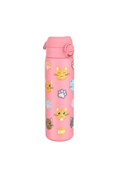 OEM Sticla apa pentru copii Slim, inox, 600ml, Cats - Ion8