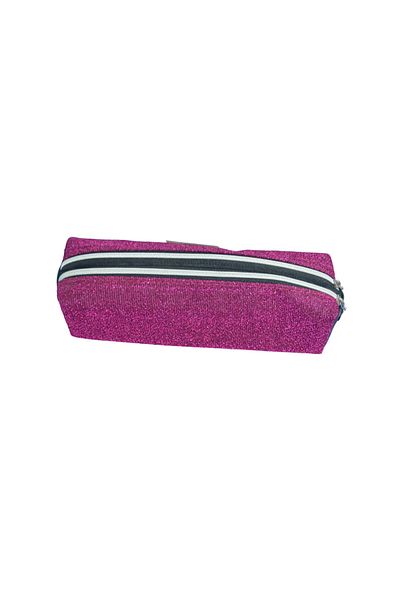 Kidea Glitter pencil case, 20 x 6 x 3.9 cm, pink