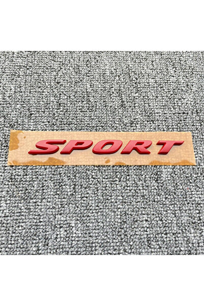 Lepur Motosiklet Uyumlu Sport Kırmızı Yazı 3M 3D ABS Arora Mojito Pro S 125