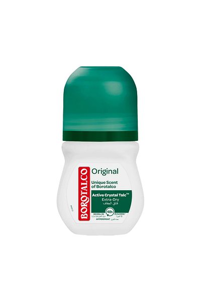 Borotalco 48h Extra-Dry Original Roll-On Deodorant for Women – 50ml | Long-Lasting Care