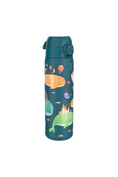 OEM Sticla apa pentru copii Slim, inox, 600ml, Whales - Ion8