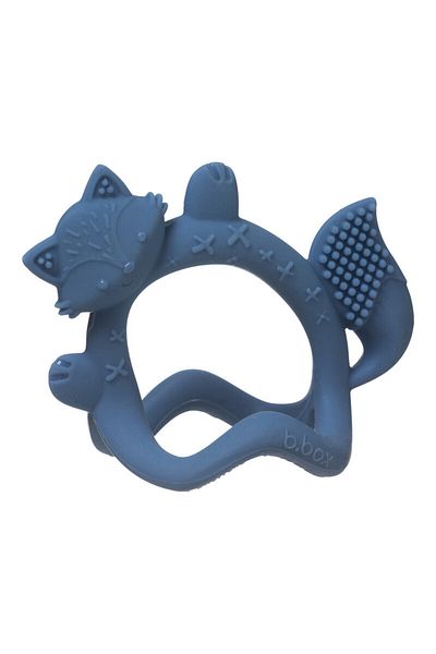 Bbox B.Box Wrist Teether – Lullaby Blue , 3M+, \Soft Silicone Teething Toy For Babies