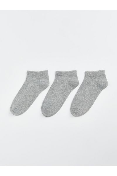 LC Waikiki Basic Girl's Booties Socks 3 pcs