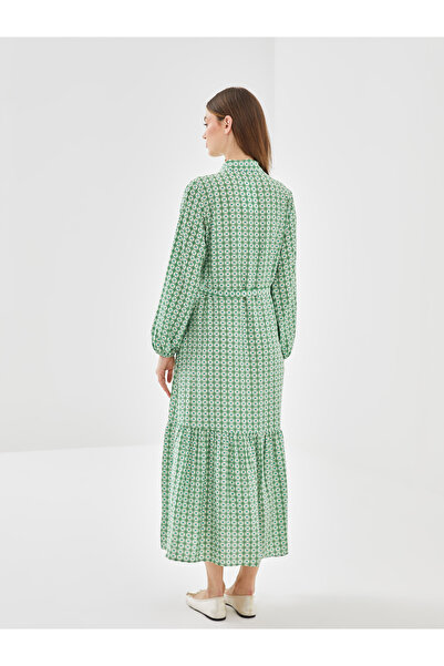 LC Waikiki Çiçekli Kadın Gömlek Elbise