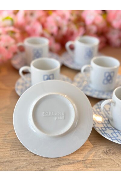 Porland Tamina Desen5 4 Piece Coffee Cup for 2 Persons 90Cc