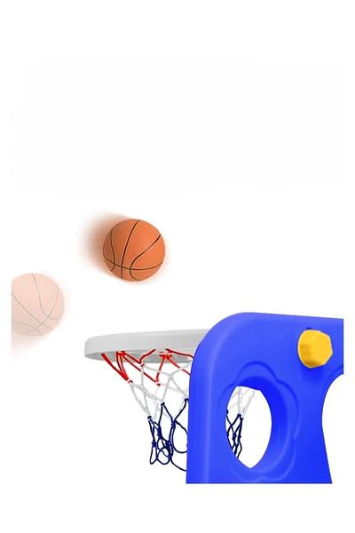 FULLJOY Slide with swing and basketball 3*1, FJY-47