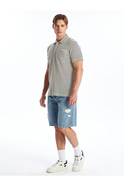LC Waikiki Мъжки дънкови шорти Relaxed Fit