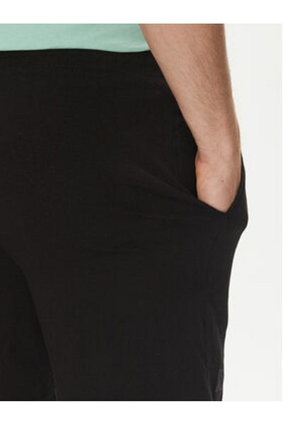 Kappa Men's Sports Shorts black KAPPA-303HZE0 A1D / BLACK-BLACK GREYISH