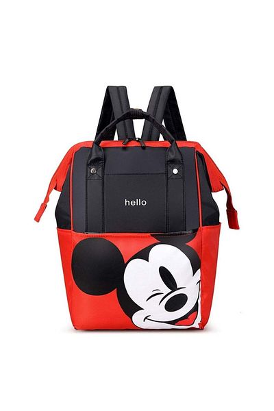 huitich Mums Baby Travel Bag with Cartoon Design Red