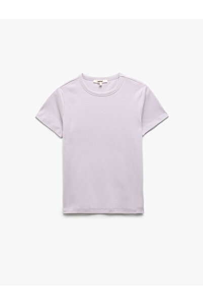 Koton Cotton Slim Fit Short Sleeve Crew Neck Basic T-Shirt