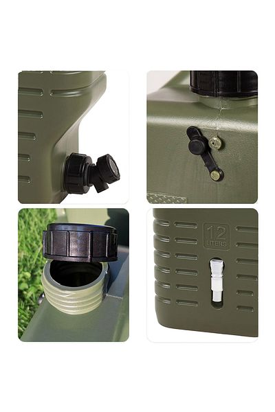 rexa Water Container with Spigot - 12 Liter Water Jug (Truly No Leakage) Water Storage Carrier