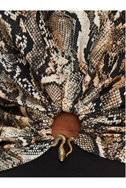 Just Cavalli Tricou de damă 78PAHE01 CJ110 Maro