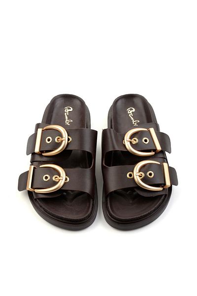 Bambi Brown Women's Slippers K04666014309